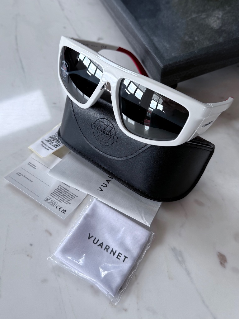 New Viarnet Altitude 03 White Blue Polarlynx Sunglasses